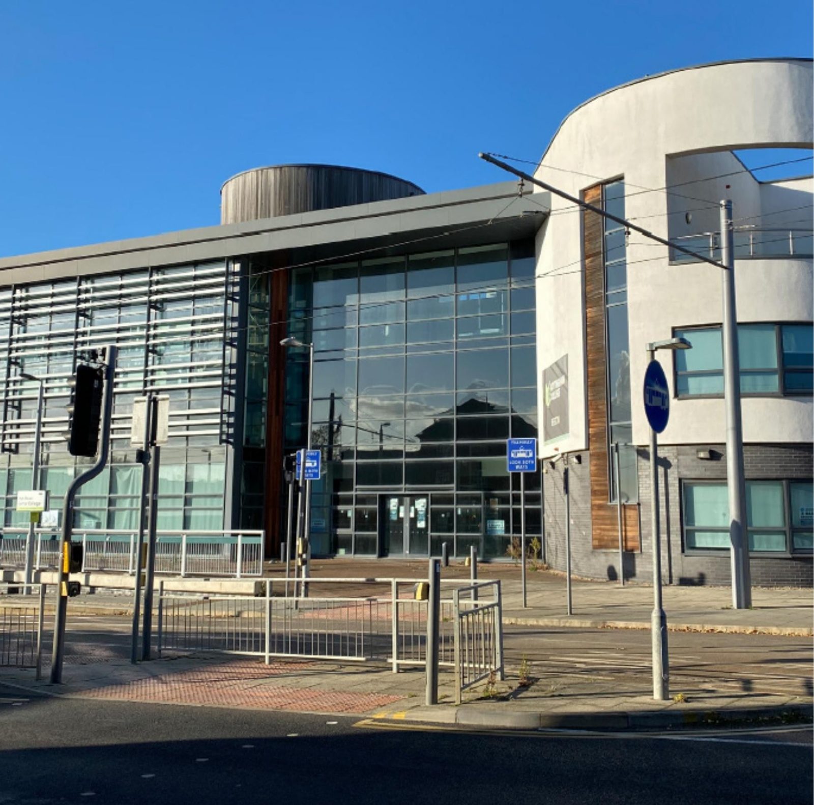 Purpose-built student accommodation exterior, Beeston, Nottingham